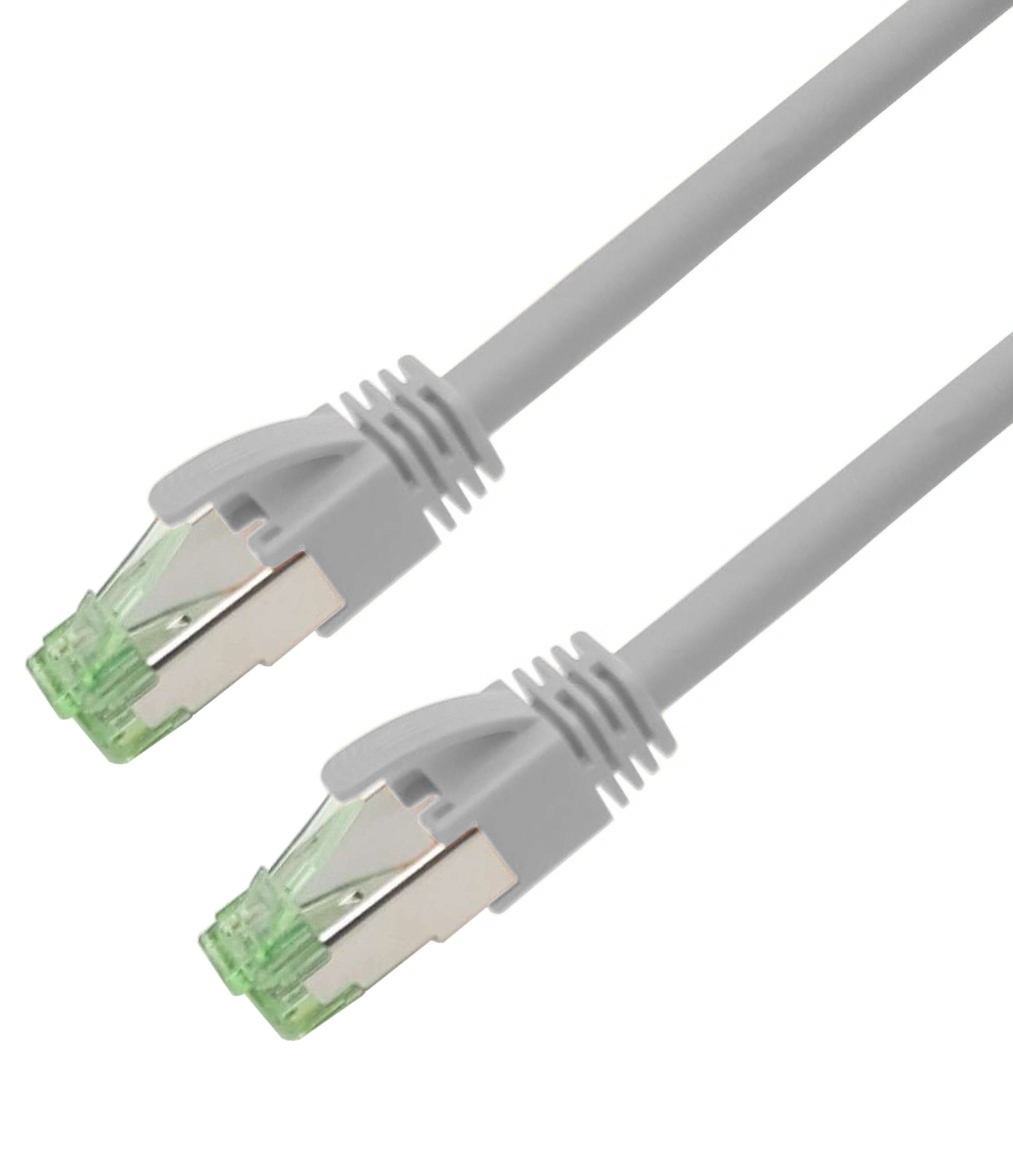 TPE Patchkabel Cat 6a S/FTP   Nambo - grau - 0,5 m, High Quality