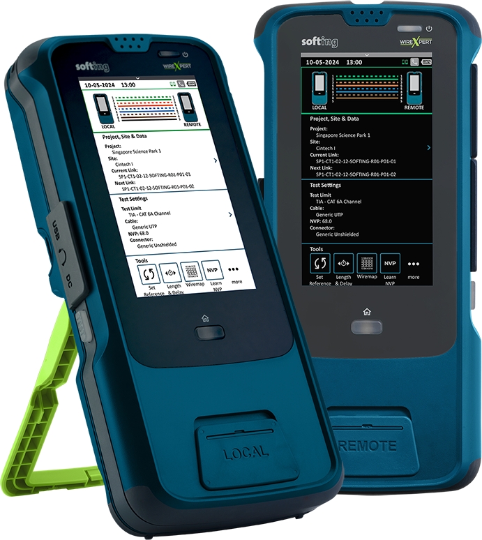 Netzwerk Zertifizierer Softing WireXpert MPC8 für Kupfer bis 3000 MHz