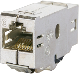 RJ45 Kupplung Modul BTR E-DAT, Cat. 6,  RJ45 Bu./Bu.