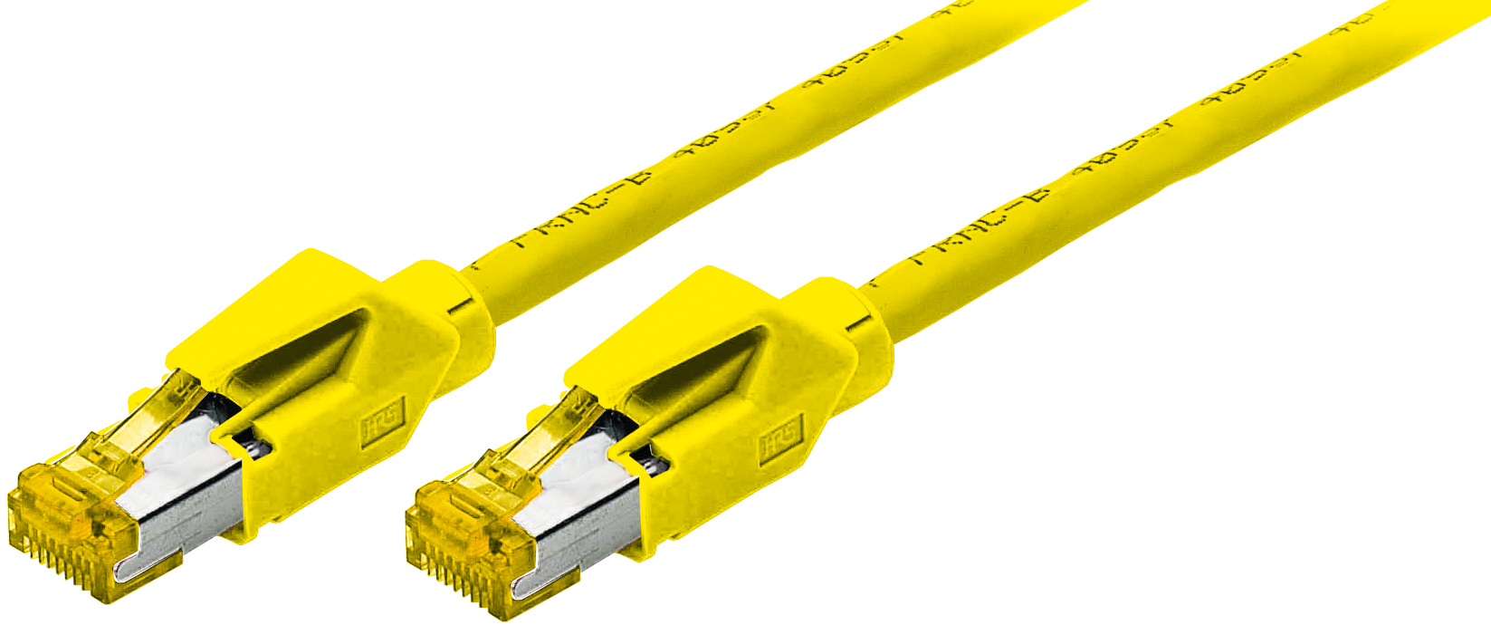 Patchkabel S/FTP  3,0 m Cat.6A2 x Hirose TM31, 10G, gelb