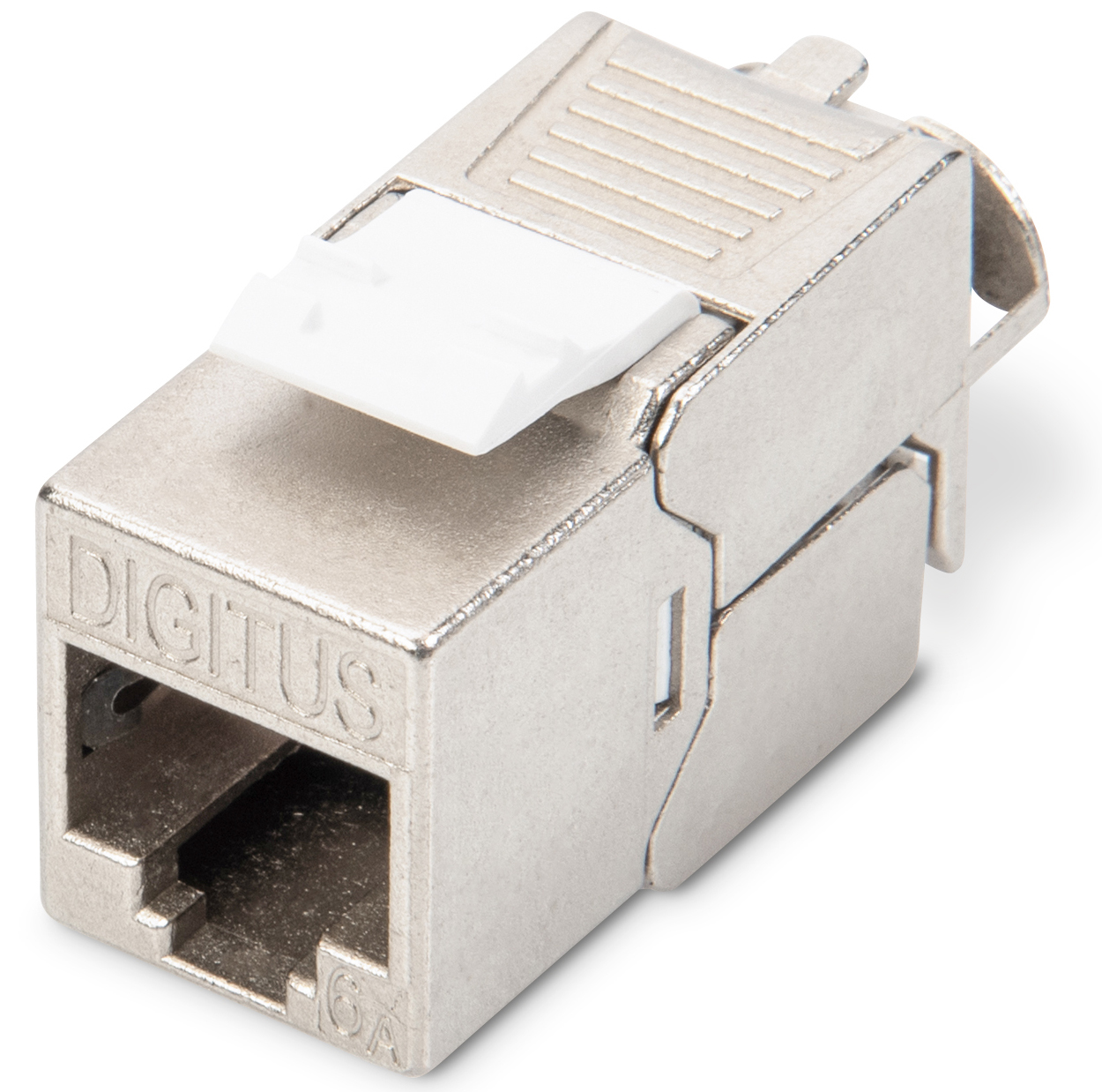 Cat. 6A Keystone Modul. 10G, geschirmt, werkzeugfreier Montageanschluss