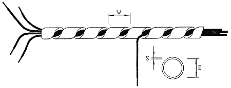 Spiralschlauch 18-120 mm  25m schwarz