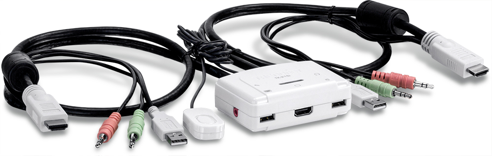 KVM-Switch 2 Wege TK-215i     USB mit HDMI für PC/MAC
