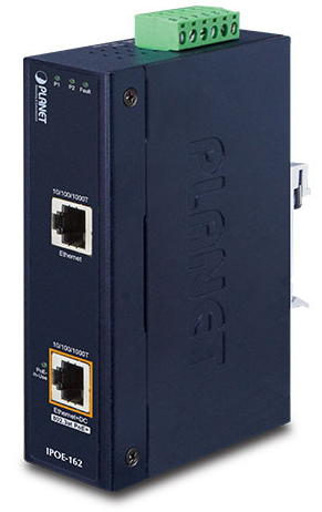 PoE+ Injektor Gigabit Industrie, 30Watt, IPOE-162