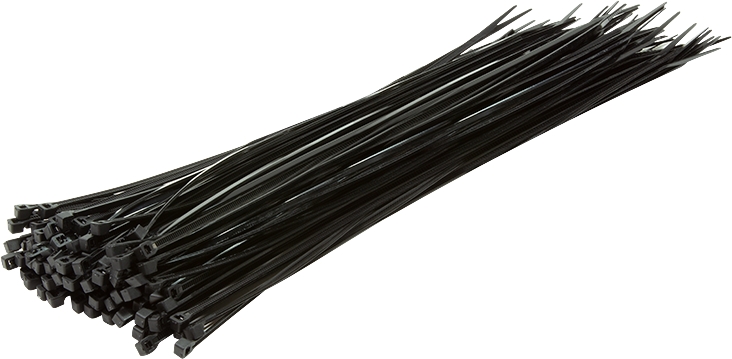 Kabelbinder 400 x 4,4 mm, schwarz, VP100 Stück