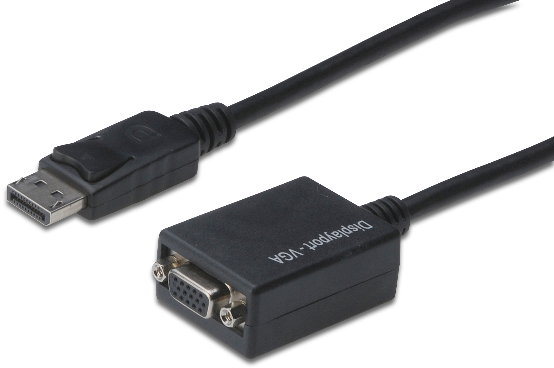 DisplayPort Adapterkabel 0,15mDP-St. / VGA 15pol. HD Bu.