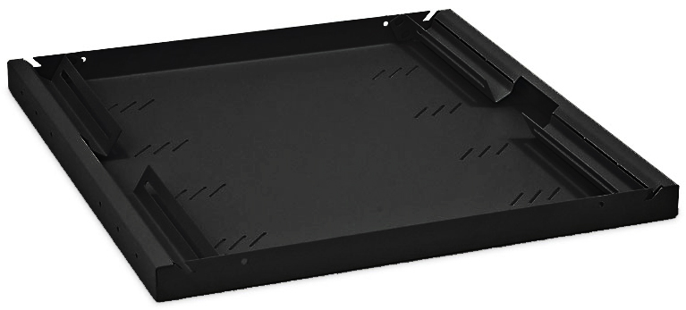 Fachboden Nutztiefe ca. 65 cm, 1 HE, 80 kg, schwarz