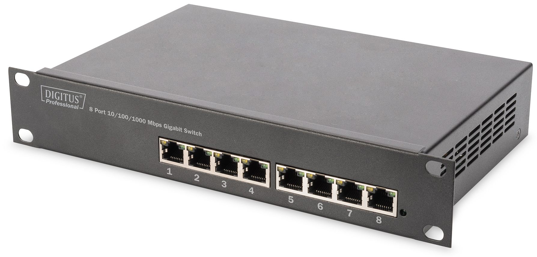 8 Port Gigabit Switch Desktop od. 10"