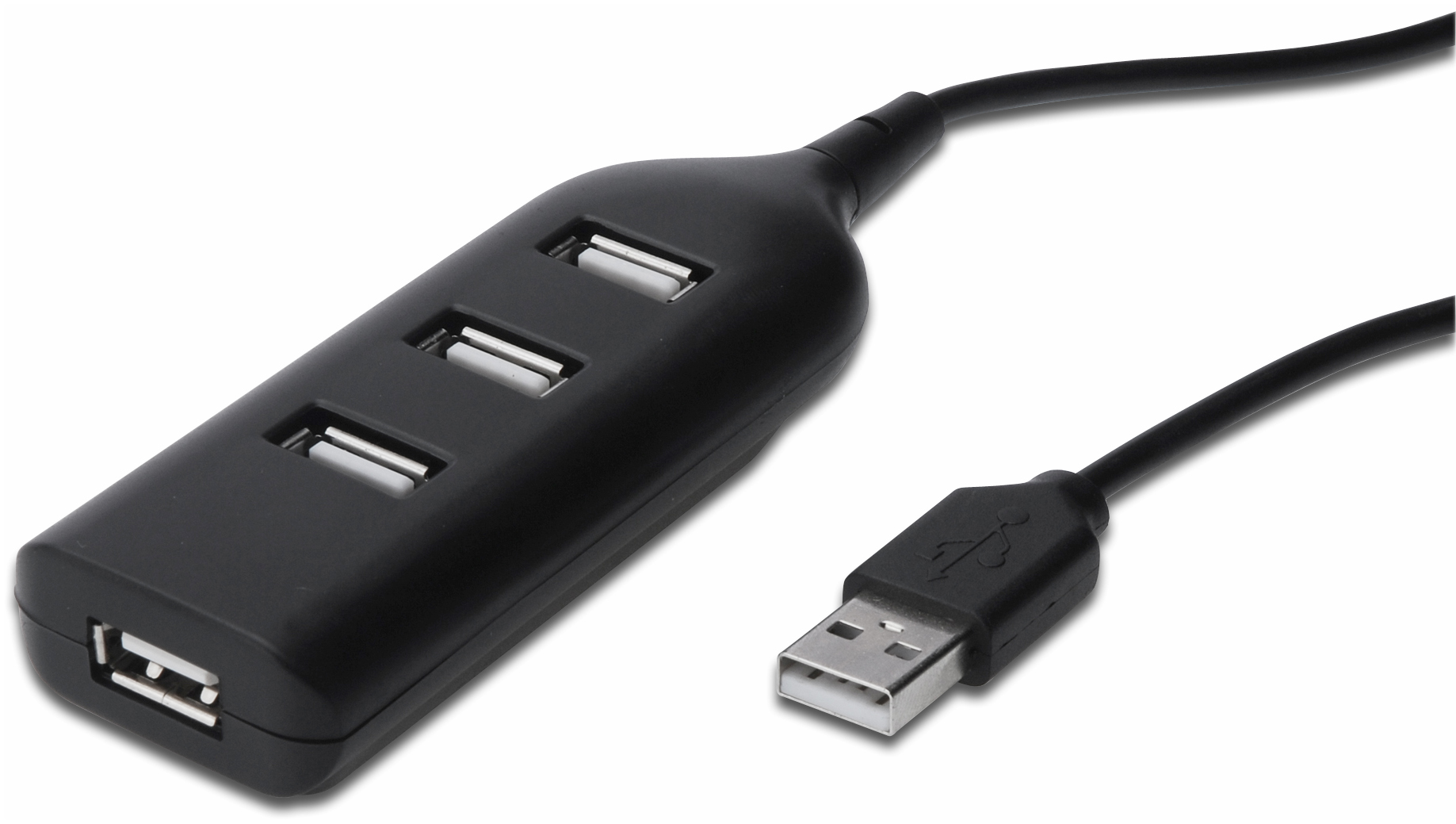 USB-HUB  4-fach, USB 2.0      4 x A-Buchse