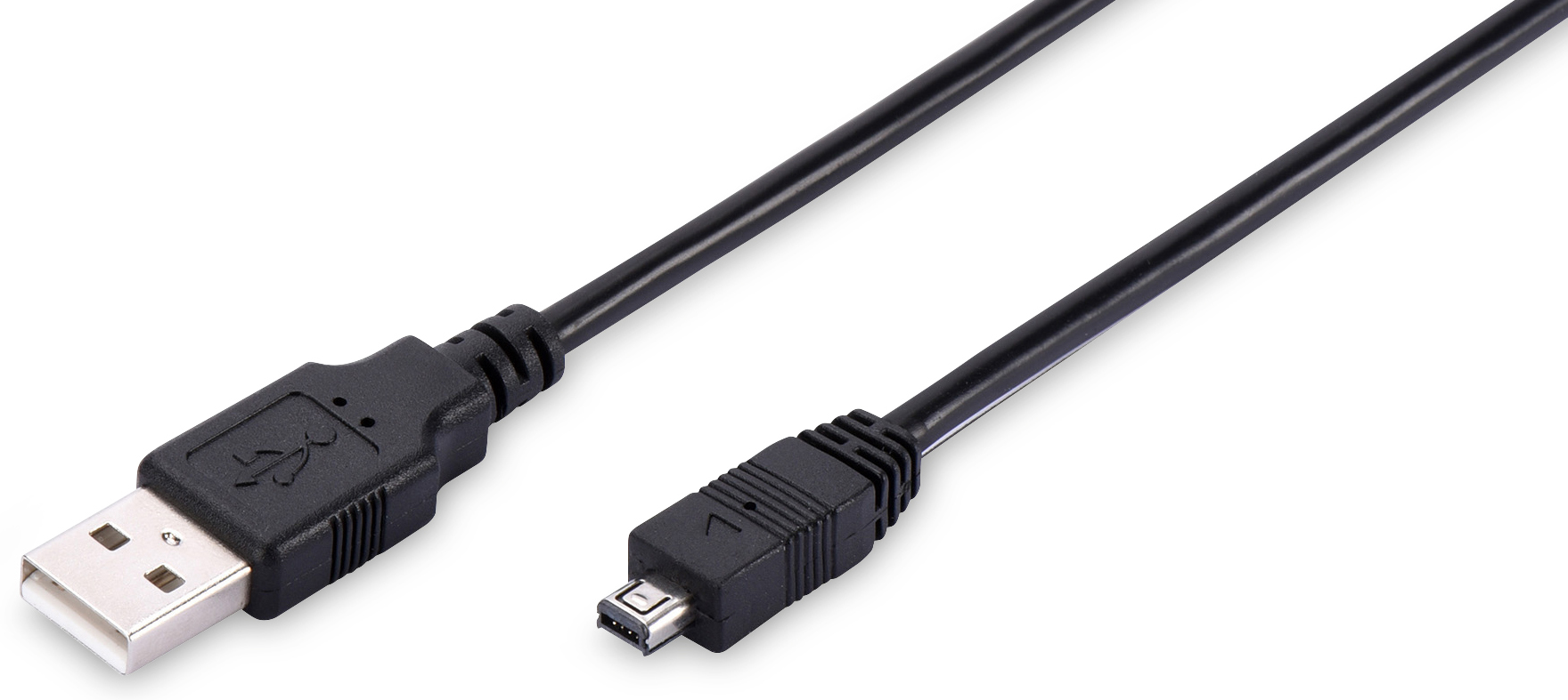 USB-Kabel 2.0   1,0 m         A-St. / Mini B-St. 4 pol.