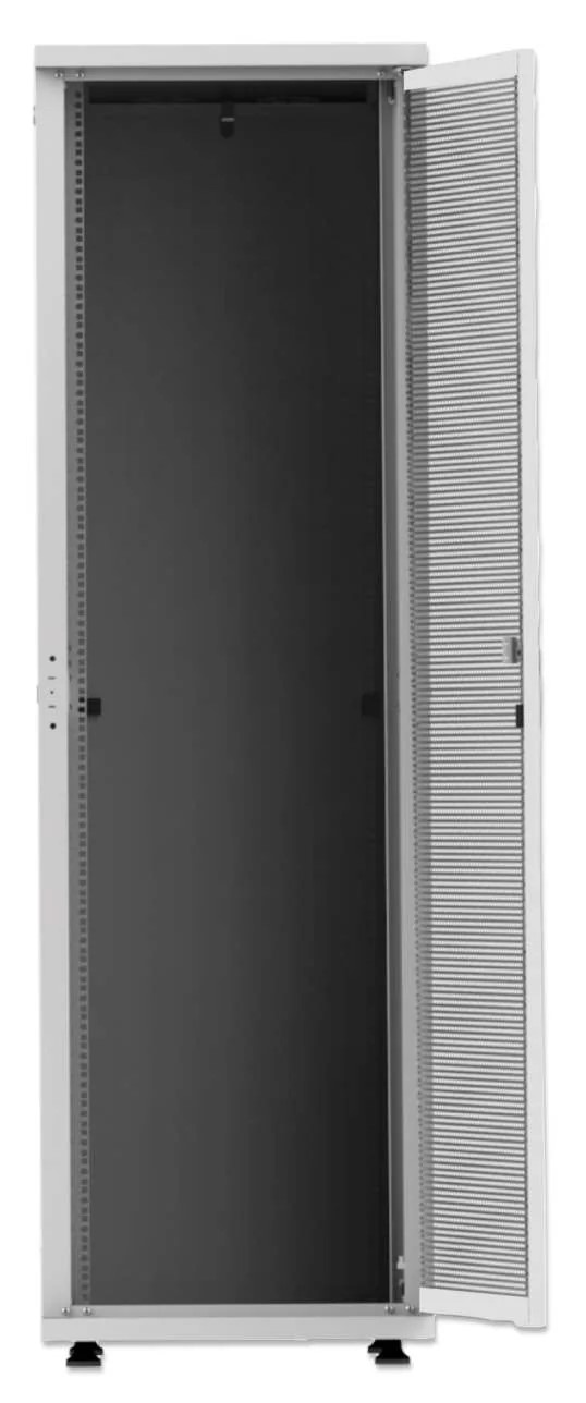 26 HE Serverschrank 19" Basic Line, Stahlrahmen, grau, Flatpack