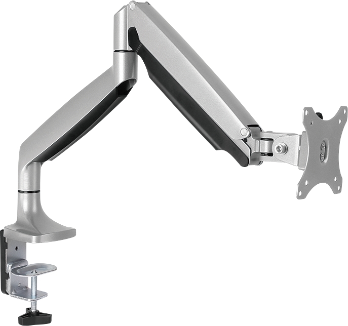 Monitorhalterung, 13–32",     Alumiinium, Gasdruckfeder