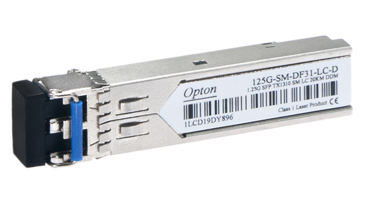 SFP Modul Singlemode 20 km, 1310 nm, DDM, Opton