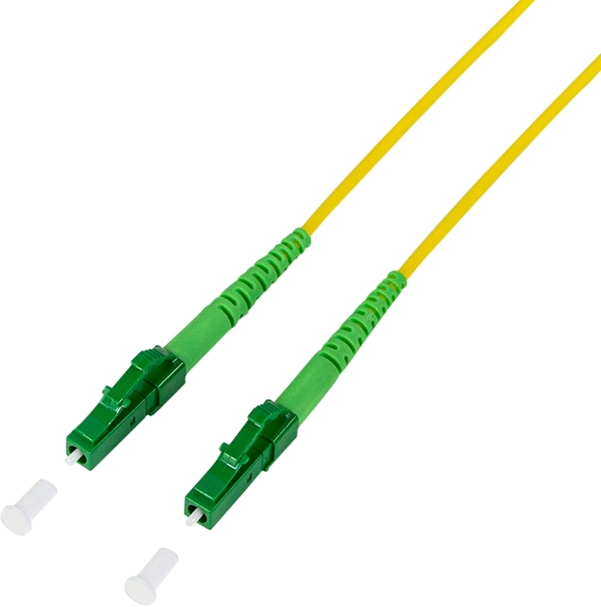 Patchkabel 9E/125 simplex SM, LC/APC 8°  beidseitig, 10 m