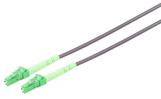 Stahlarmiertes Patchkabel 9E/125 simplex SM, LC/APC 8°  beidseitig, 10 m