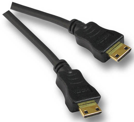 HDMI Kabel Typ C Mini St./St. 1 m; mit Ethernet