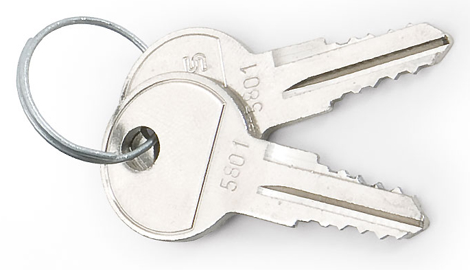 Schlüssel Nr.001 für Wand- und Standschränke Triton