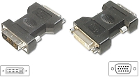 DVI / VGA Adapter             DVI 24+5 Bu. / 15 pol. HD St.