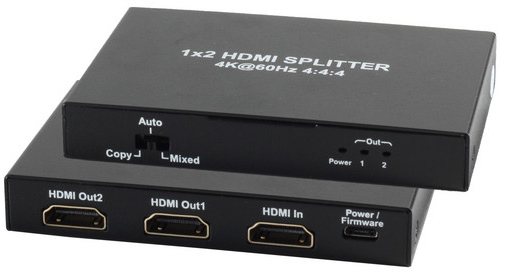 2 Port HDMI Splitter, UHD 4K2K/60Hz