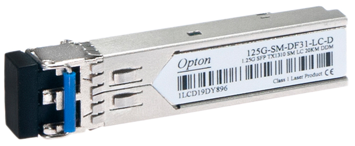 SFP Modul, Singlemode 20 km, 1310 nm, DDM, Opton