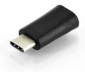 USB 2.0 Adapter Type-C St. - Micro B Bu., 3A, 480MB, sw
