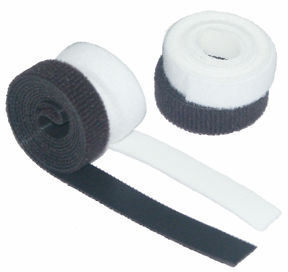 Klettkabelbinder   1,0 m      12,5 mm breit, schwarz