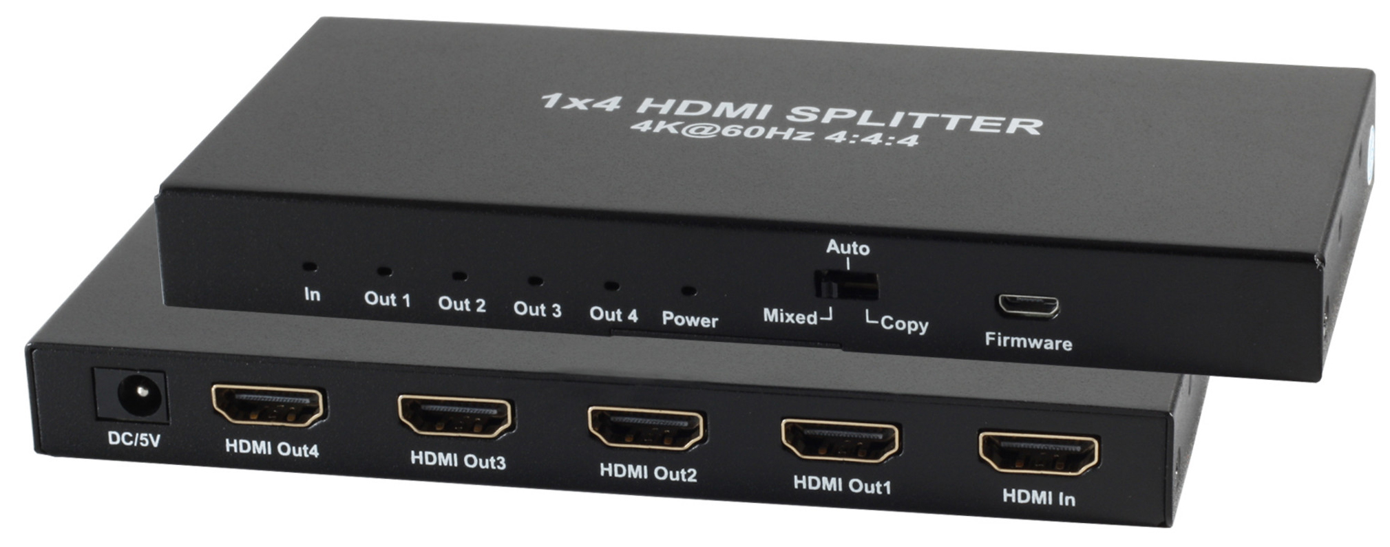 4 Port HDMI Splitter, UHD 4K2K/60Hz