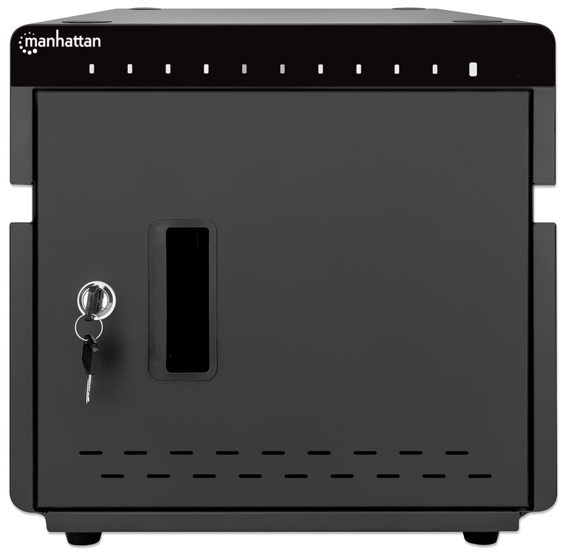 10 Port Ladeschrank 180 W, 10 USB-C PD-Ports, abschließbar, Überspannungsschutz,