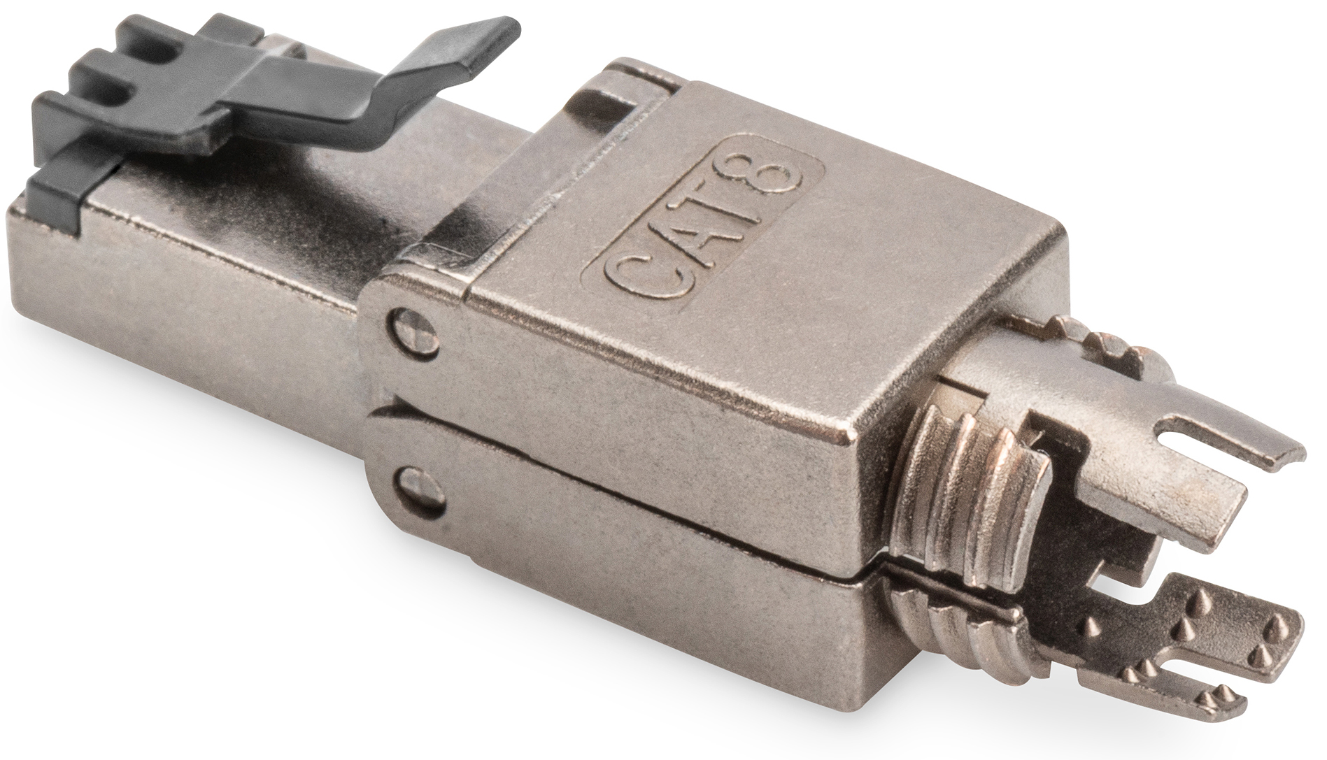 Feldstecker Cat. 8.1 RJ45, geschirmt, werkzeugfreier Montageanschluss