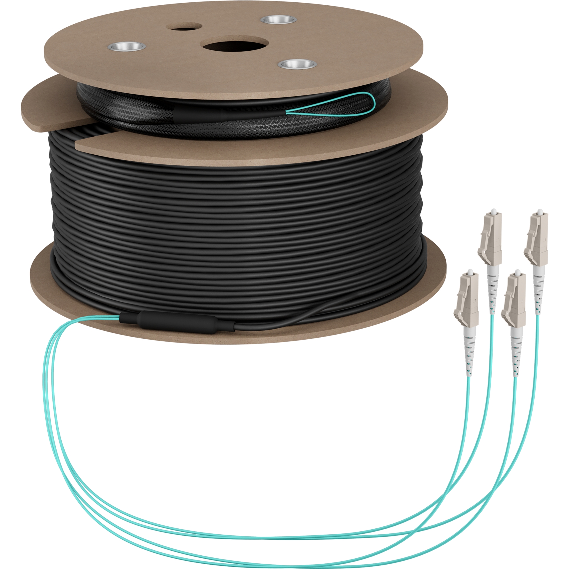 LWL-Universalkabel U-DQ(ZN)BH, innen/außen, halogenfrei
