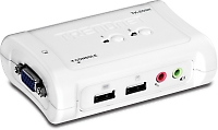 KVM-Switch 2-Wege TK-209K     1 Benutzer / 2 PC USB, Audio