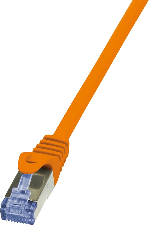 Patchkabel PrimeLine, Cat.6A, S/FTP, orange, 7,5 m