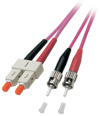 Patchkabel   50/125 duplex OM42 x SC / 2 x ST          1,0 m