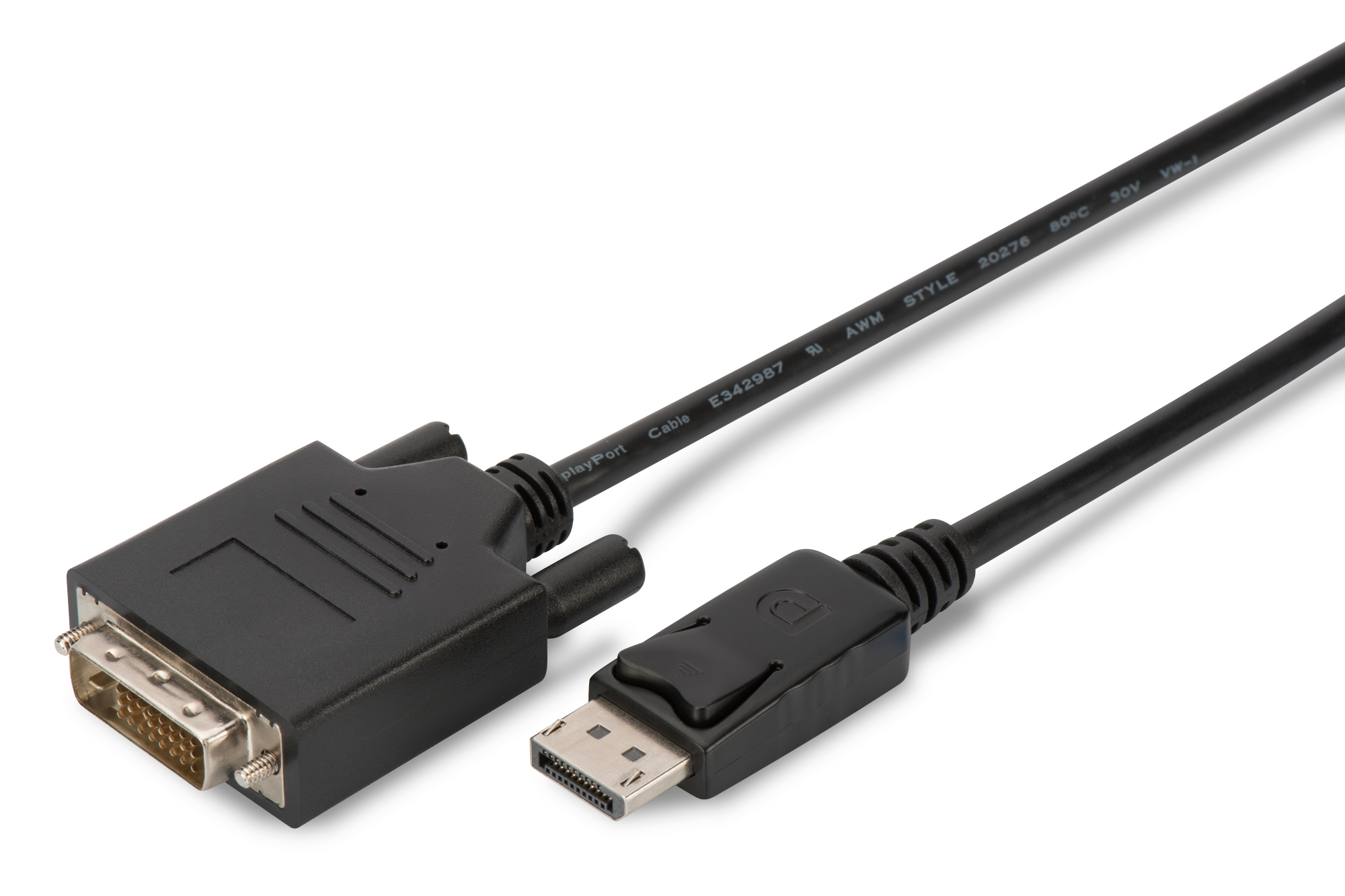 DisplayPort Adapterkabel DP-St. / DVI 24+1 St., 2 m