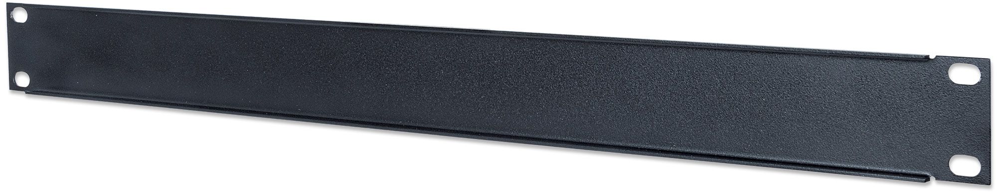 Blindplatte 19" 1 HE  schwarz