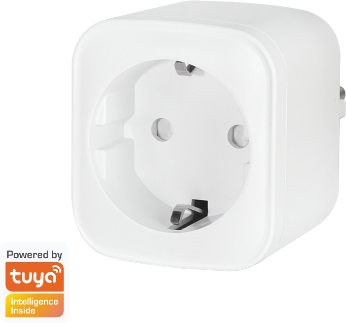 WiFi Smart plug, StromadapteR, WiFi 2.4GHz 802.11b/g/n, Tuya compatibel