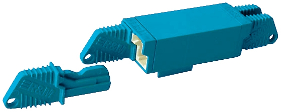 LWL-Kupplung E2000/blau duplexsinglemode