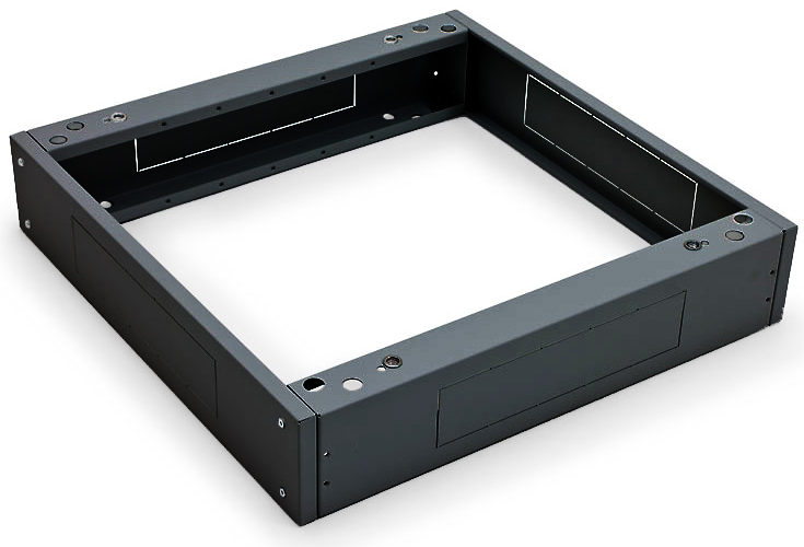 Sockel für 800 x 1000 Triton Schrank max. Traglast 1800 kg, schwarz