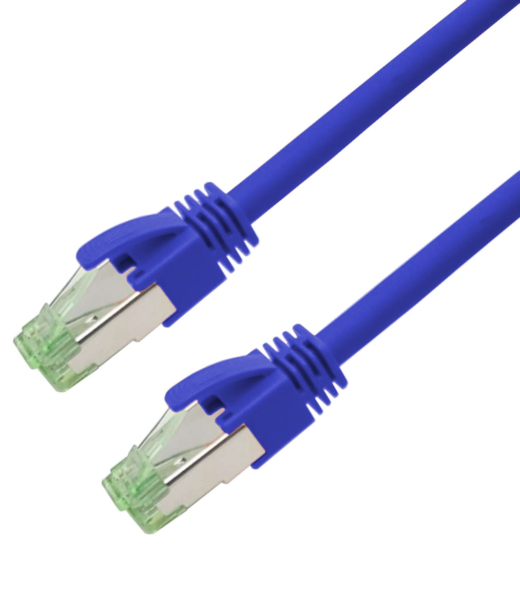TPE Patchkabel Cat 6a S/FTP   Nambo - blau - 2,0 m, High Quality