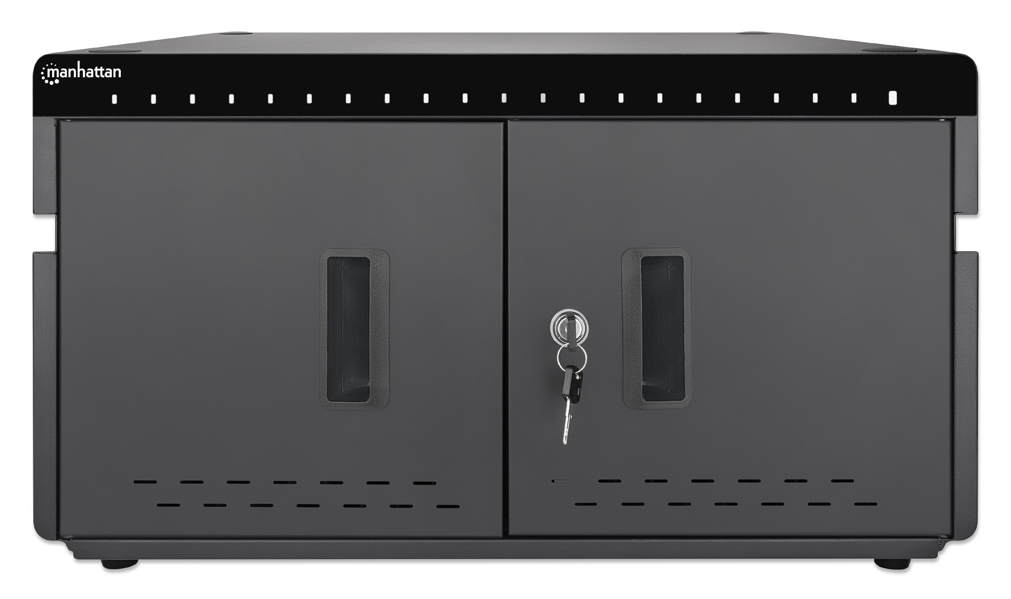 20 Port Ladeschrank 360W, 20 USB-C PD-Ports, abschließbar, Überspannungsschutz,