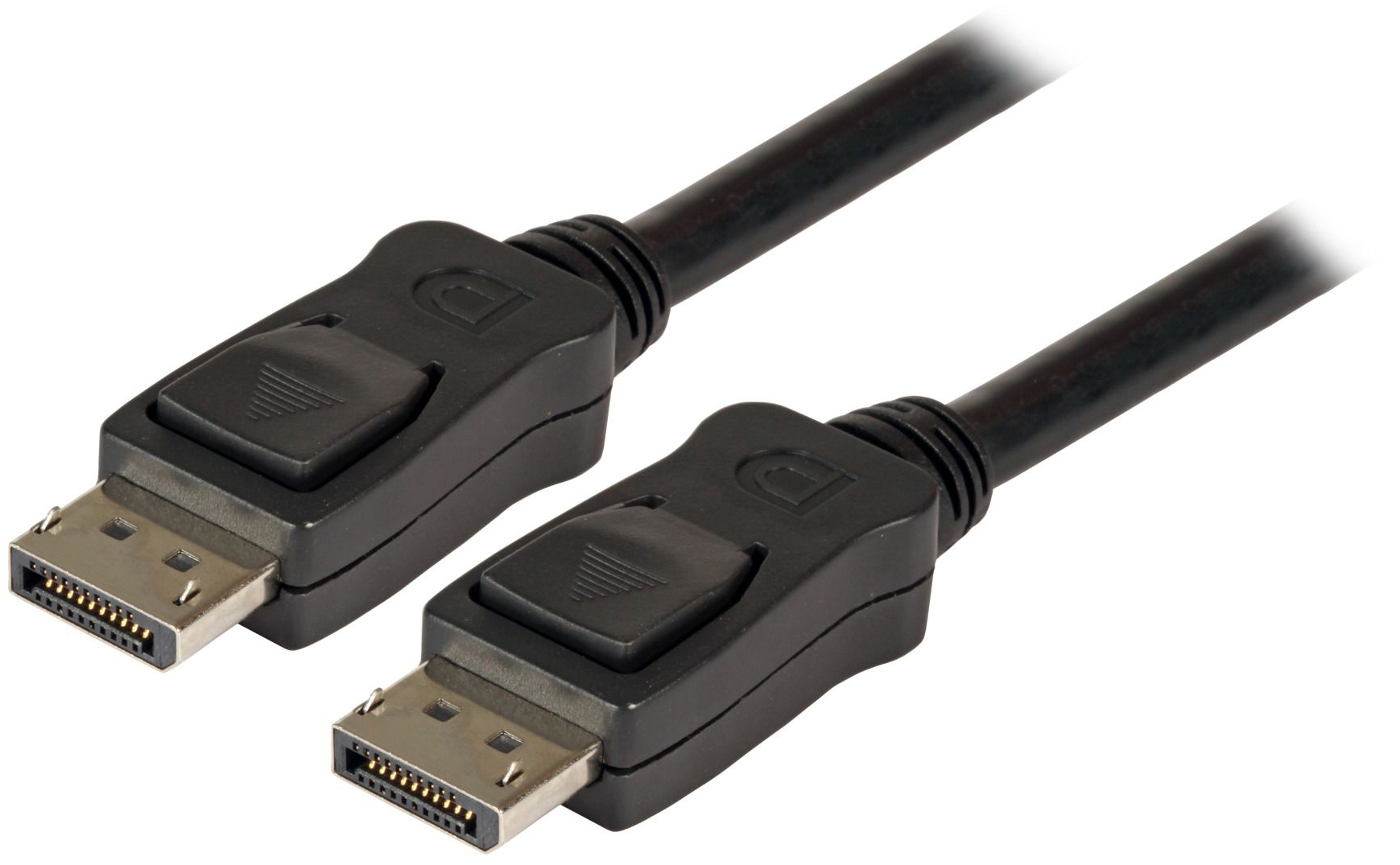 DisplayPort 1.4 Anschlusskabel 8K 60Hz, 2 m, schwarz