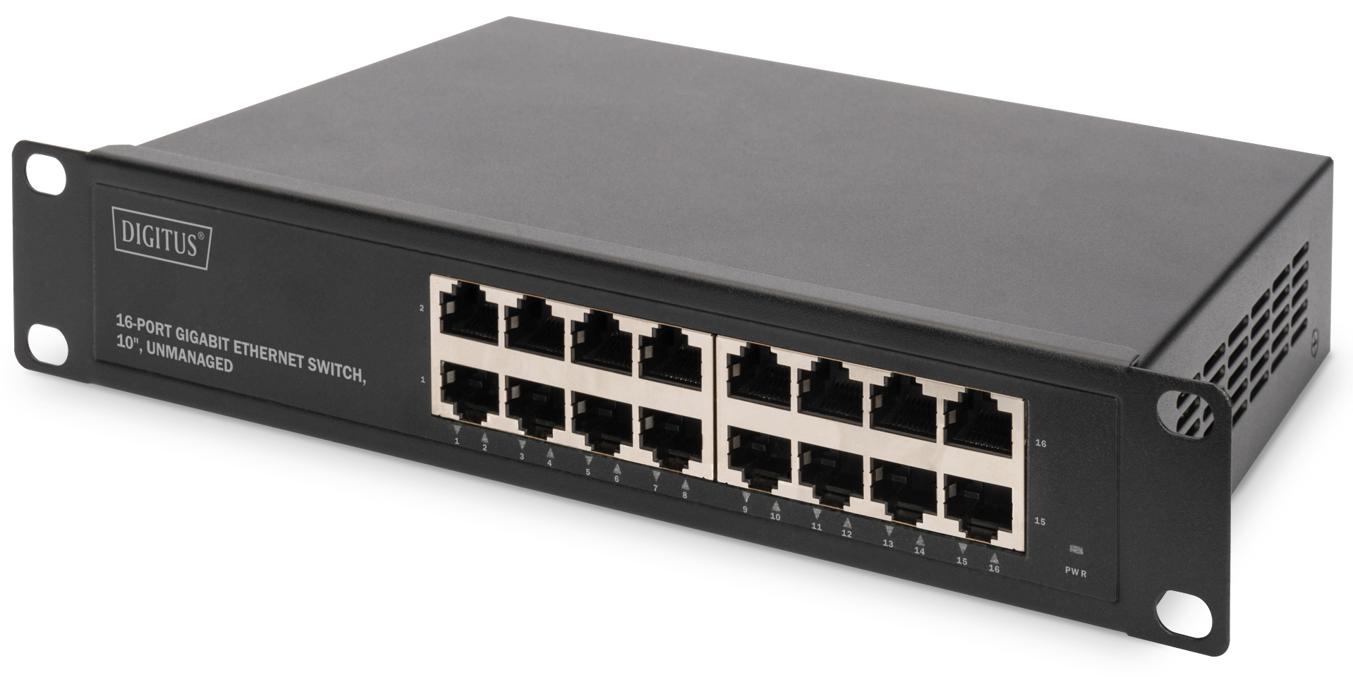 16 Port Gigabit Switch Desktop od. 10"