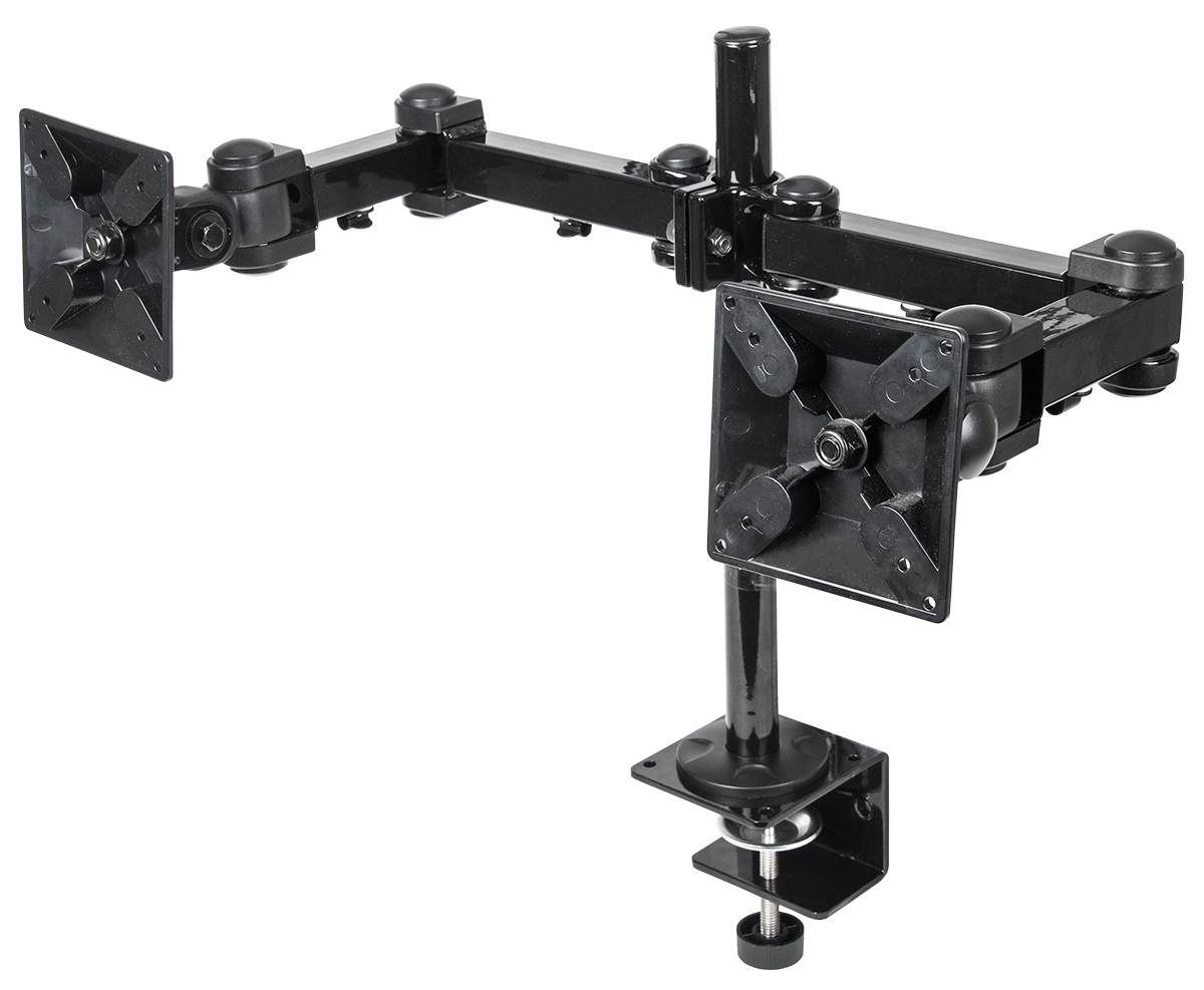 LCD Monitorhalter f.2 MonitoreDouble-Link Swing Arm