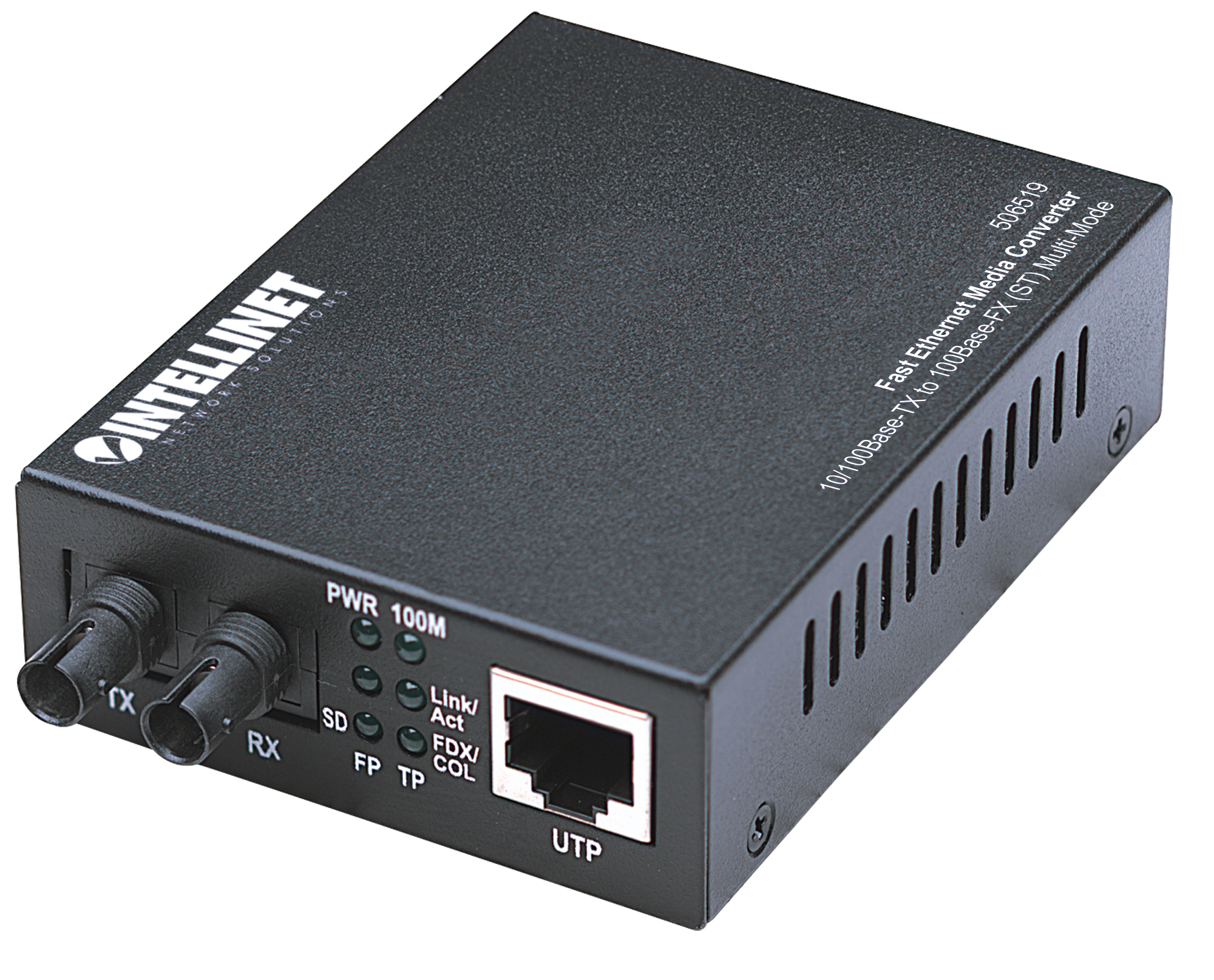 LWL Converter 10/100Base-TX auf 100Base-FX (ST) Multimode, 2 km