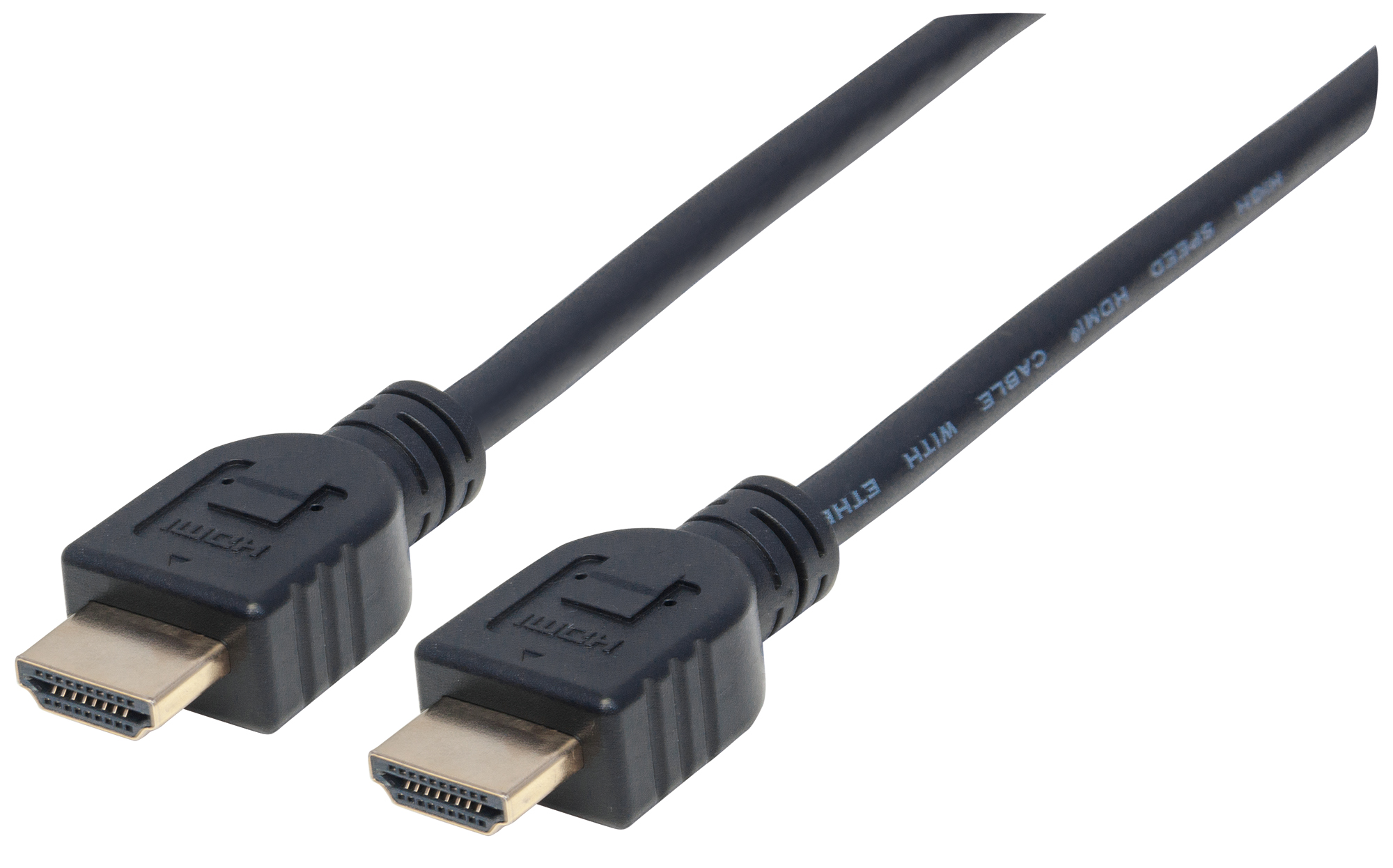 HDMI-Kabel Typ A, St./St. 3 m, mit Ethernet, CL3, 3D, 4K - raucharm -