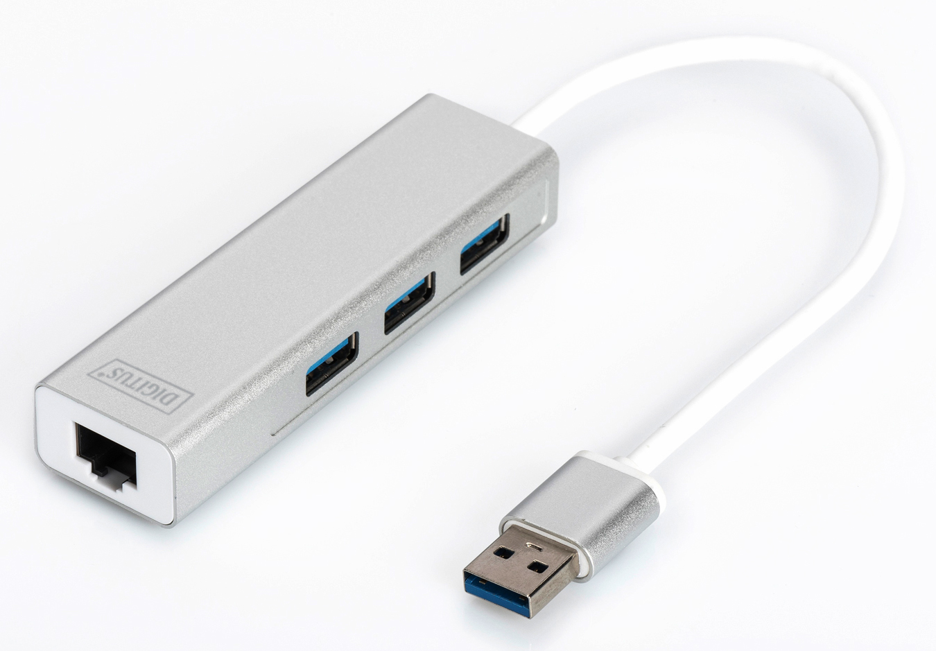 USB 3.0 Hub, 3 Port USB und   1x 10/100/1000 Mbps, Ethernet