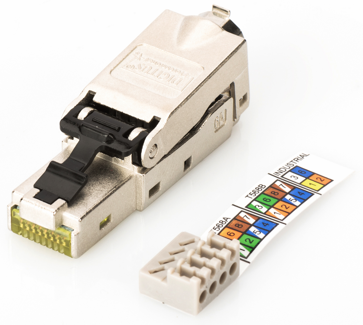 RJ45 Stecker für Feldmontage, IP20, AWG 22-26