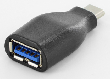 USB 3.0 Adapter, Type-C  St. - A Bu., 3A, 5GB, sw