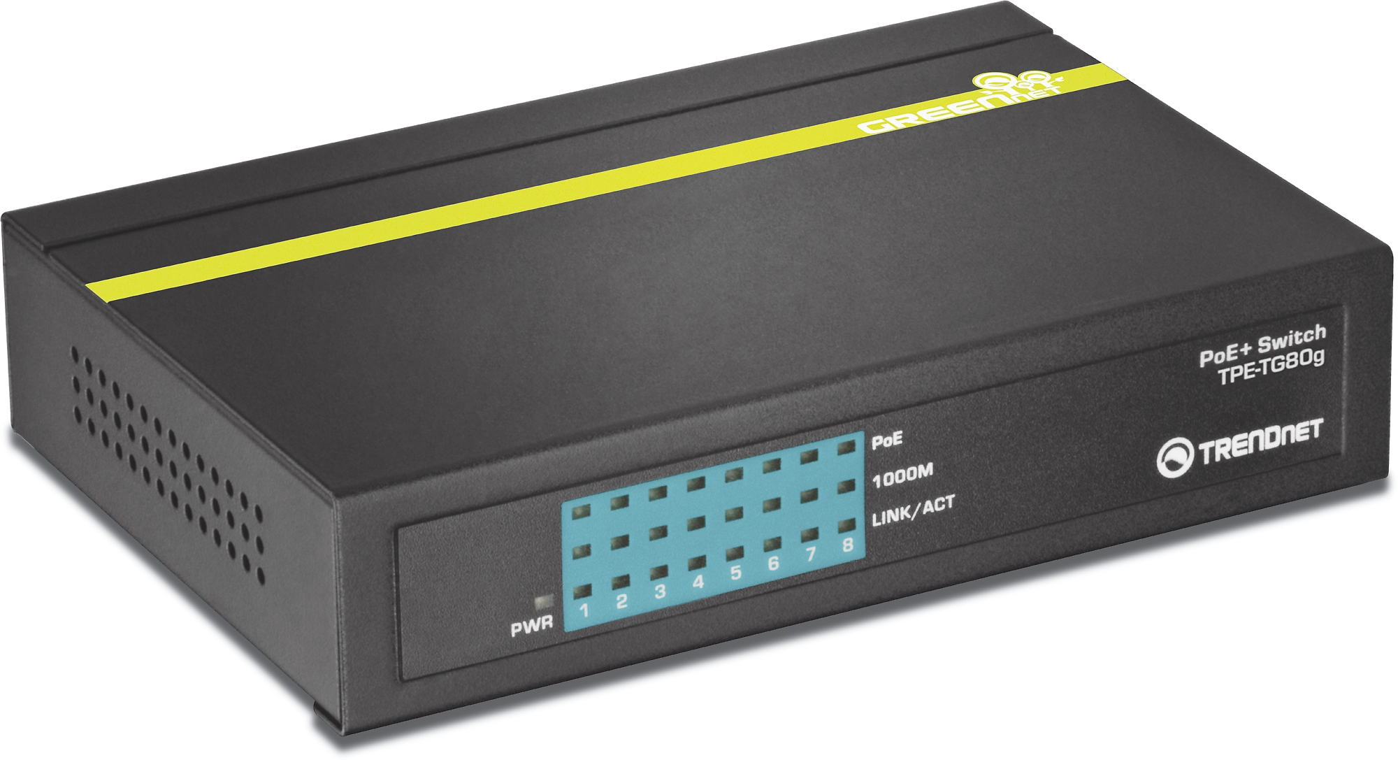 8 Port Gigabit PoE+ Switch, Desktop, TPE-TG80g