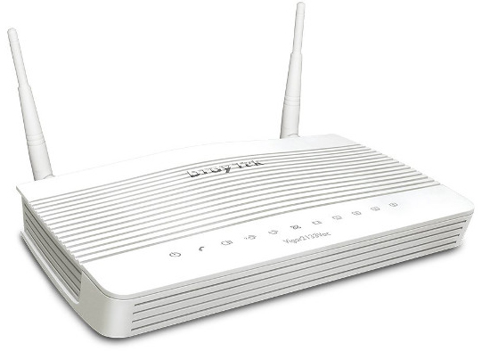 Breitband Router o. Modem mit 1xGigabit SFP-WAN, 4xGigabit LAN, VPN, VoIP, Firewall, Vigor 2135FVac